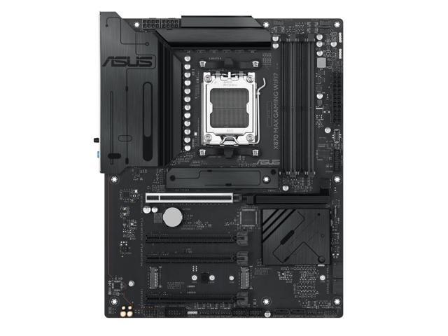 ASUS X870 MAX GAMING WIFI7 AMD X870 (AM5 Socket) ATX motherboard,DDR5,three M.2 slots,Realtek 2.5Gb Ethernet,USB 40Gbps,front USB 20Gbps Type-C...