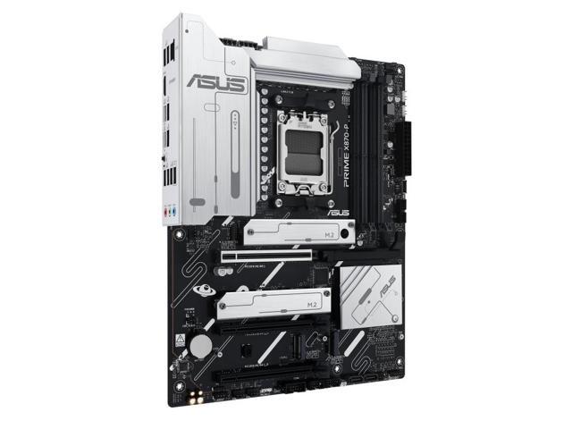 ASUS PRIME X870-P AMD X870 (AM5 Socket) ATX motherboard,DDR5 slots, four M.2 slots, Realtek 2.5 Gb Ethernet, USB 40Gbps, SATA 6Gbps ports, USB 5...
