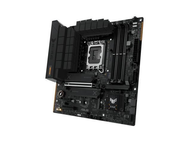 ASUS TUF GAMING B760M-PLUS II Intel B760 (LGA 1700) mATX motherboard,three M.2 slots,12+1 DrMOS,Realtek 2.5Gb Ethernet,HDMI,DisplayPort,Rear USB...