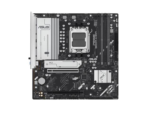 ASUS PRIME B850M-A WIFI AMD B850 (AM5 Socket) micro-ATX motherboard,DDR5, PCIe 5.0 Ready,three M.2 slots,Wi-Fi 6E,Realtek 2.5Gb Ethernet,dual...