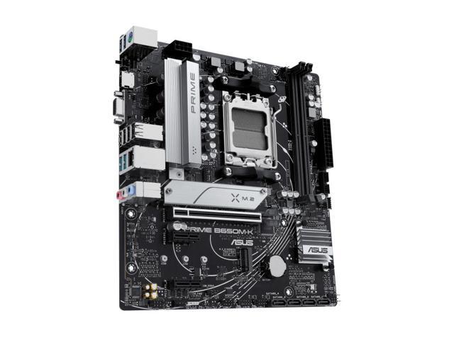 ASUS PRIME B650M-K-CSM ASUS PRIME B650M-K-CSM AMD B650 (Ryzen AM5) micro ATX motherboard,DDR5 support,two M.2 slots, 2.5 Gb LAN,USB 3.2 Gen 2...