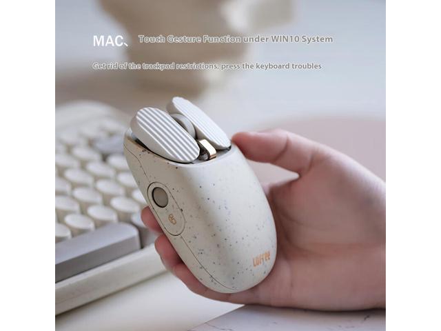 LOFREE EP115 Terrazzo Wireless Bluetooth Mouse - Dual Mode (Bluetooth/2.4G), Silent Click, Ultra-Long Battery Life, Multi-OS Compatible for Laptop,...