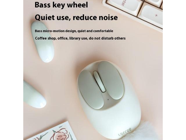 LOFREE Small Petal Wireless Bluetooth Mouse - Small Sure Thing, multi-device, multi-system compatible (Windows/Mac/iOS/Android), compact and...
