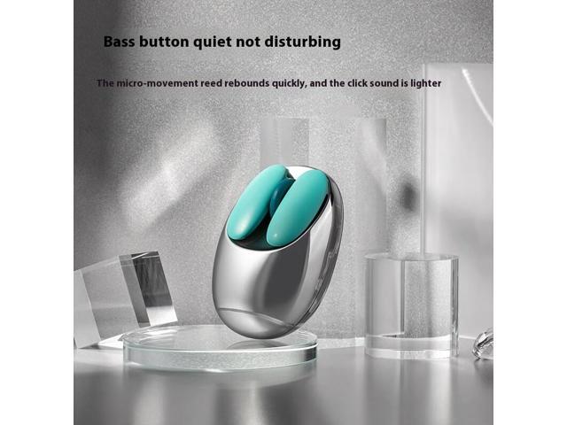 LOFREE Peacock Bluetooth Wireless Mouse - Magnetic Nail Customization, Electroplated Body, 2 Modes (Bluetooth/Wired), 5 DPI Sensitivity (800-3600),...