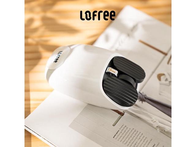 LOFREE MAUS Chips Wireless Bluetooth Mouse - Multi-system Compatible (Windows 10/Mac), 4000 DPI, Nordic Chip, 60-Day Battery, Dual Mode (White)