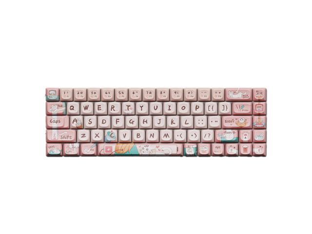 LOFREE Keycap Adaptor for Small Warp 68-Key Wireless Mechanical Keyboard - Multi-themed design, oil-resistant PBT material, retro/vintage/modern.