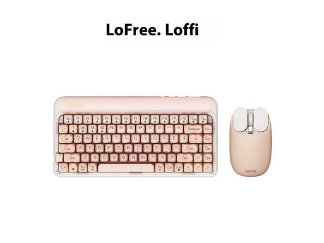 LOFREE OE914 Tri-Mode Mechanical Keyboard - 84-Key Wireless Bluetooth 5.3/2.4G/USB-C, Hot-Swappable Gateron Switch, Makeup-Inspired Gradient...