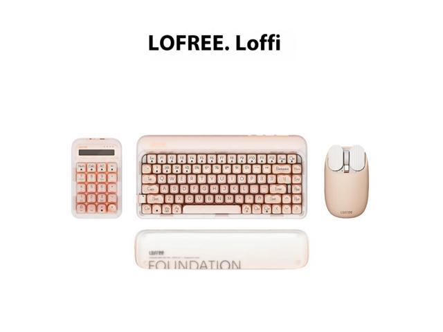 LOFREE OE914 Tri-Mode Mechanical Keyboard - 84-Key Wireless Bluetooth 5.3/2.4G/USB-C, Hot-Swappable Gateron Switch, Makeup-Inspired Gradient...
