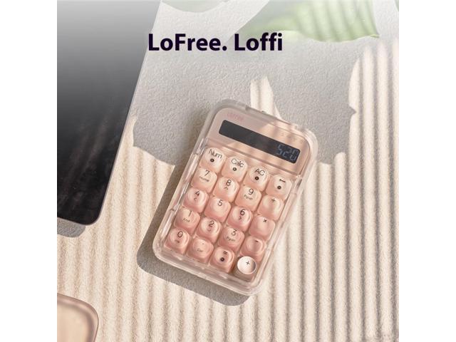 LOFREE EH121 Sugar Bean Foundation 3 Mode Digital Computer Keyboard - Bluetooth/2.4G/Wired, Hot Swappable Linear Switches, 10-Digit Display,...