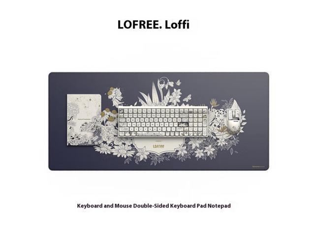 LOFREE Xiao Qiao 100-Key Tofu Switch Mechanical Keyboard & Mouse Set - 3-Mode Wireless Bluetooth/2.4G/Wired, Mystic Realm Theme, PBT Keycaps,...