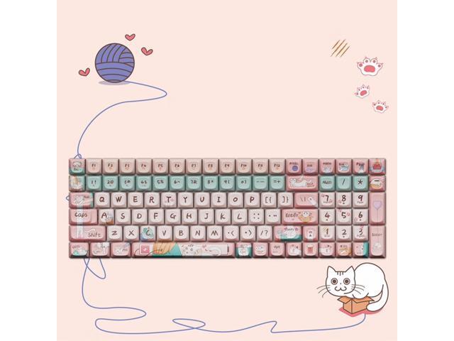 LOFREE Keycap Adaptor Small Warp 100 Key Wireless Mechanical Keyboard - Multi-themed design, oil-resistant PBT material, retro/vintage/modern...