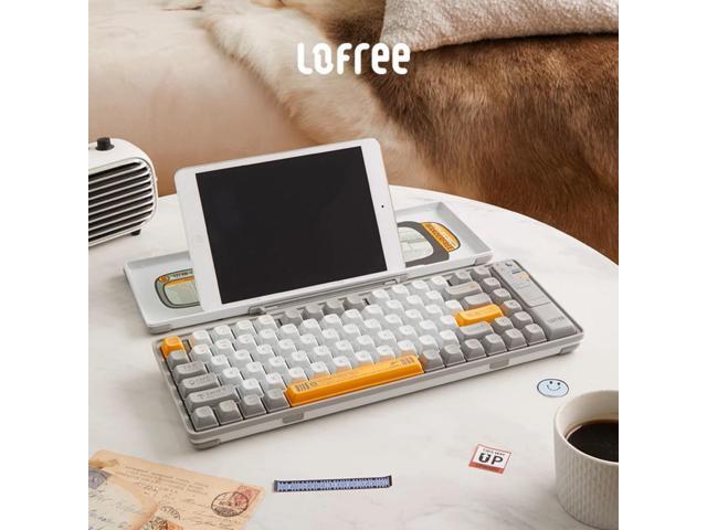 LOFREE Xiaolang 84-Key Bluetooth Mechanical Keyboard - Dual-Mode Wireless/Type-C, GATERON Brown Switches, Multi-System Compatible, Full N-Key...