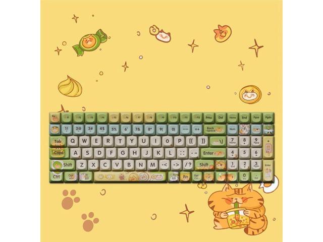 LOFREE Keycap Adaptor Small Warp 100 Key Wireless Mechanical Keyboard - Multi-themed design, oil-resistant PBT material, retro/vintage/modern...