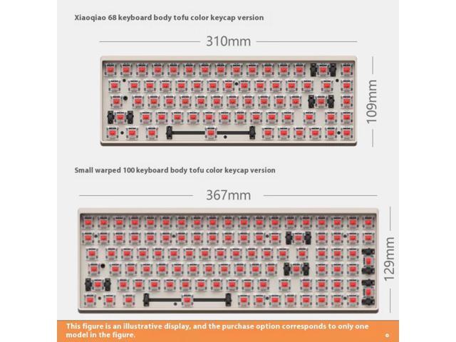 LOFREE Customized Ciao Dock 3 Mode Wireless Mechanical Keyboard - Hot Swappable Switches, 2.4G/Bluetooth 5.0/Wired Connectivity, PBT...