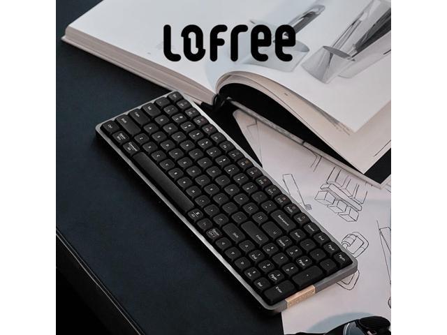 LOFREE Shun 100 OE919 - Wired/Bluetooth 5.0 Mechanical Keyboard with GASKET Structure, Full POM Low - Profile Switches, RGB Backlight, Compact 65%...