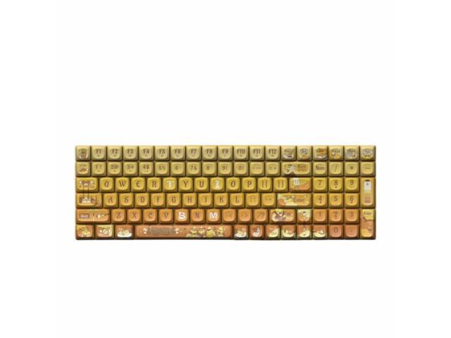 LOFREE Keycap Adaptor Small Warp 100 Key Wireless Mechanical Keyboard - Multi-themed design, oil-resistant PBT material, retro/vintage/modern.
