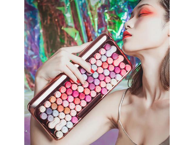 LOFREE Dot Round Bluetooth Mechanical Keyboard Retro Stylish Wireless Keyboard for Laptop/iPad/PC/Phone (Rose Gold + Travel Pouch) Multi-System...