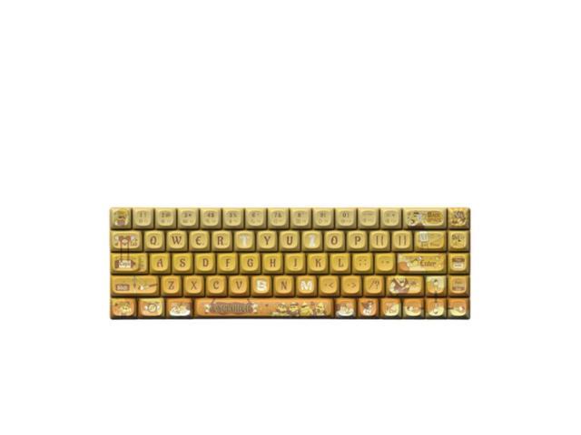 LOFREE Keycap Adaptor for Small Warp 68-Key Wireless Mechanical Keyboard - Multi-themed design, oil-resistant PBT material, retro/vintage/modern.