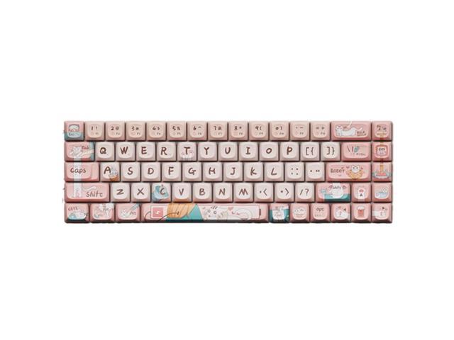 LOFREE Keycap Adaptor for Small Warp 68-Key Wireless Mechanical Keyboard - Multi-themed design, oil-resistant PBT material, retro/vintage/modern...