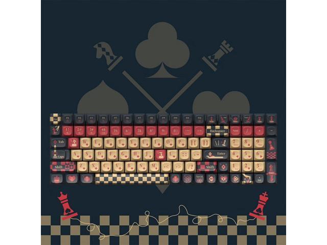 LOFREE Keycap Adaptor Small Warp 100 Key Wireless Mechanical Keyboard - Multi-themed design, oil-resistant PBT material, retro/vintage/modern...