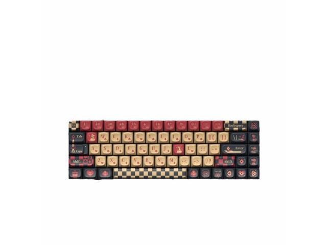 LOFREE Keycap Adaptor for Small Warp 68-Key Wireless Mechanical Keyboard - Multi-themed design, oil-resistant PBT material, retro/vintage/modern...