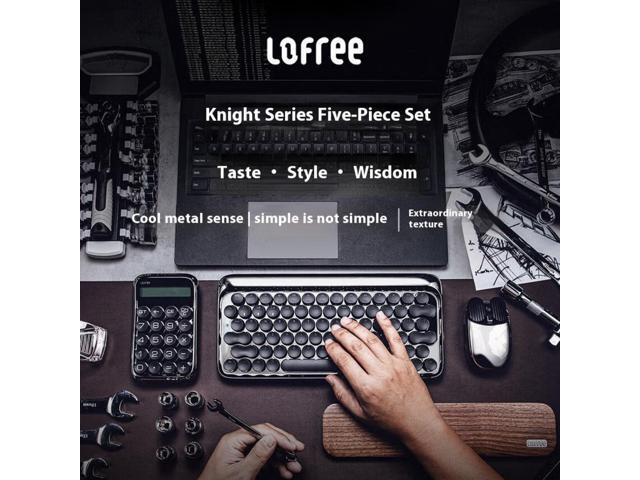 LOFREE Knight Set DOT Dot Wireless Mechanical Keyboard Gift Box - 5-Piece Collection, Bluetooth/Wired Dual-Mode, Multi-System Compatible...