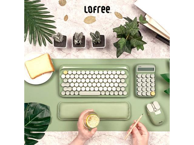 LOFREE Banxia 5-Piece Wireless Keyboard & Mouse Set - DOT Dot Maus Potato Chip Mouse, DIGIT Candy Keycap Keyboard, Palmer Wrist Rest, Reversible...