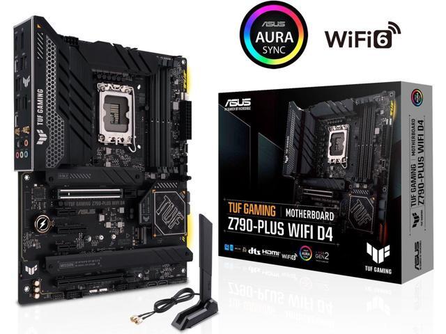 ASUS TUF Gaming Z790-Plus WiFi D4 LGA 1700(Intel14th & 13th &12th Gen) ATX gaming motherboard(PCIe 5.0, DDR4,4xM.2 Slots,16+1 DrMOS, WiFi 6,Intel...