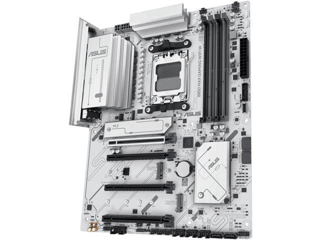 ASUS B850 MAX GAMING WIFI W AMD B850 ATX motherboard AM5 DDR5, PCle 5.0 Ready, three M.2slots, Wi-Fi 6E, Realtek 2.5GbEthernet, rear USB 10Gbps...
