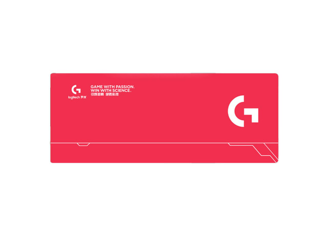 Logitech DESK MAT Large Fine Surface gaming Mouse Pad, 28*12*0.2in, Long Thickened, Non-Slip Rubber Backing, Low Friction, 70cm*30cm*0.3cm, F005-1-red
