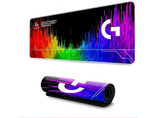 Logitech DESK MAT Large Fine Surface gaming Mouse Pad, 28*12*0.2in, Long Thickened, Non-Slip Rubber Backing, Low Friction, 70cm*30cm*0.3cm, F005-5...