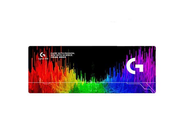Logitech DESK MAT Large Fine Surface gaming Mouse Pad, 28*12*0.2in, Long Thickened, Non-Slip Rubber Backing, Low Friction, 70cm*30cm*0.3cm, F005-5.