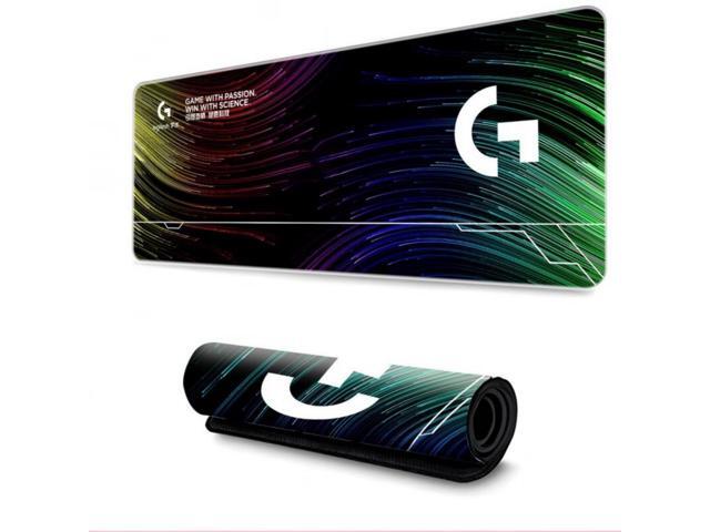 Logitech DESK MAT Large Fine Surface gaming Mouse Pad, 28*12*0.2in, Long Thickened, Non-Slip Rubber Backing, Low Friction, 70cm*30cm*0.3cm, F005-8...