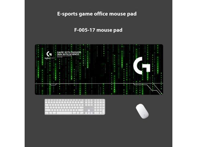 Logitech DESK MAT Large Fine Surface gaming Mouse Pad, 28*12*0.2in, Long Thickened, Non-Slip Rubber Backing, Low Friction, 70cm*30cm*0.3cm, F005-17...