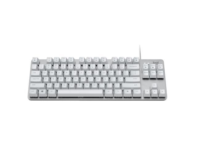 Logitech K835 TKL MECHANICAL Wired Mechanical Gaming Keyboard, Curved Keycaps, 84-Key Compact Design, Aluminum, 12 Dual Function FN Pushbuttons,...