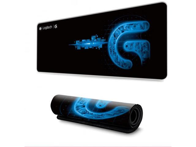 Logitech DESK MAT Large Fine Surface gaming Mouse Pad, 28*12*0.2in, Long Thickened, Non-Slip Rubber Backing, Low Friction, 70cm*30cm*0.3cm, F005-3...