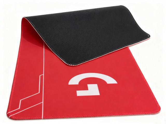 Logitech DESK MAT Large Fine Surface gaming Mouse Pad, 28*12*0.2in, Long Thickened, Non-Slip Rubber Backing, Low Friction, 70cm*30cm*0.3cm, F005-1-red