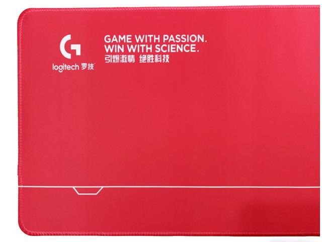 Logitech DESK MAT Large Fine Surface gaming Mouse Pad, 28*12*0.2in, Long Thickened, Non-Slip Rubber Backing, Low Friction, 70cm*30cm*0.3cm, F005-1-red