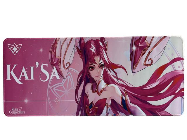 Logitech League of Legends Star Guardian Series DESK MAT Large Fine Surface gaming Mouse Pad, 28*12*0.2in, Long Thickened, Non-Slip Rubber Backing,...