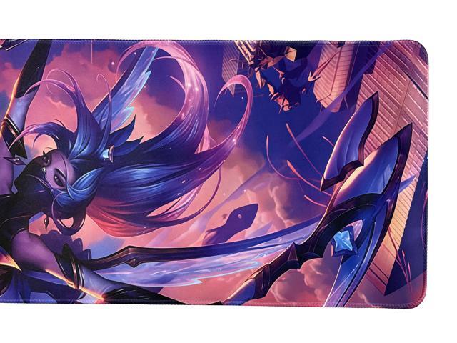 Logitech League of Legends DESK MAT Large Fine Surface gaming Mouse Pad, 28*12*0.2in, Long Thickened, Non-Slip Rubber Backing, Low Friction,...