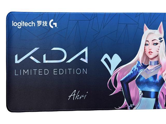 Logitech League of Legends KDA DESK MAT Large Fine Surface gaming Mouse Pad, 28*12*0.2in, Long Thickened, Non-Slip Rubber Backing, Low Friction,...