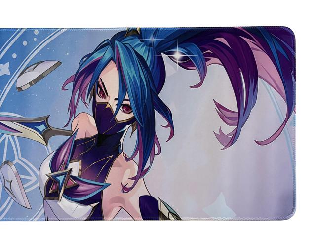 Logitech League of Legends DESK MAT Large Fine Surface gaming Mouse Pad, 28*12*0.2in, Long Thickened, Non-Slip Rubber Backing, Low Friction,...