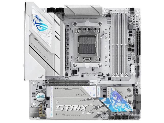 ASUS ROG Strix B850-G Gaming WiFi S Motherboard & AMD Ryzen 9 9900X3D CPU Combo, AMD AM5 B850 mATX white Motherboard, DDR5 WIFI 7,4x M.2, PCIe 5.0...