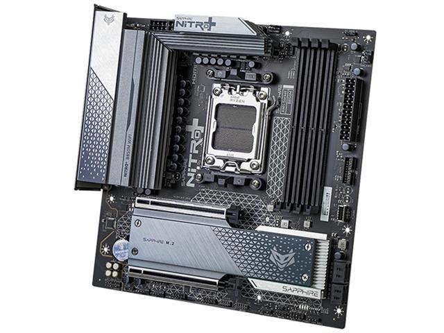 Sapphire Tech NITRO+ B850M WIFI Motherboard, Desktop Motherboard, for AMD Razorback 9000/8000/7000 Series Processors, WIFI6+ Bluetooth 5, AMD B850,...