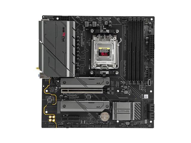 Sapphire Tech PULSE B850MP WIFI Motherboard, Desktop Motherboard, for AMD Razorback 9000/8000/7000 Series Processors, WIFI6+ Bluetooth 5, AMD B850,...
