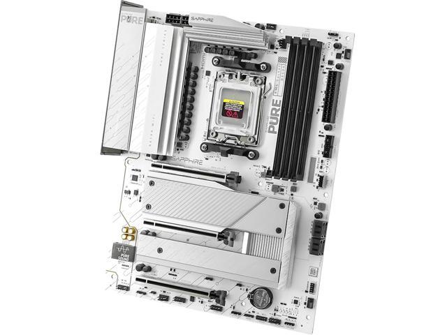 Sapphire Tech PURE B850A WIFI Motherboard, Desktop Motherboard, for AMD Razorback 9000/8000/7000 Series Processors, WIFI6+ Bluetooth 5, AMD, AM5,...