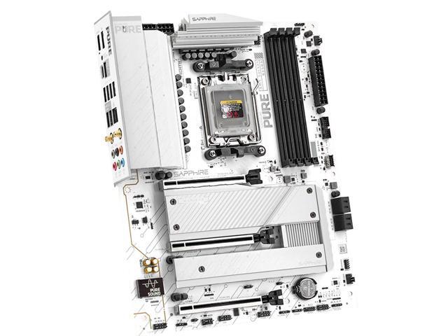 Sapphire Tech PURE B850A WIFI Motherboard, Desktop Motherboard, for AMD Razorback 9000/8000/7000 Series Processors, WIFI6+ Bluetooth 5, AMD, AM5,...