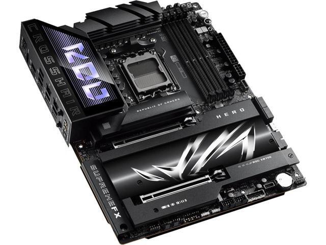 ASUS ROG CROSSHAIR X870E HERO Motherboard & AMD Ryzen 9 9950X3D CPU Combo, AMD AM5 ATX motherboard, Advanced AI PC ready, 18+2+2 power stages,...
