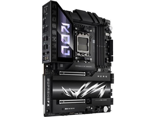 ASUS ROG Crosshair X870E Dark Hero ATX motherboard & AMD Ryzen 7 9700X CPU Combo, AMD AM5, DDR5 slots, 5 M.2 slots, 3D VC M.2 heatsink, USB4, AI...