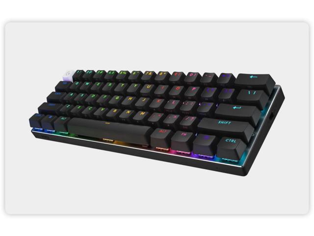 Logitech G PRO X 60 Lightspeed Wireless Gaming Keyboard, Ultra Compact TKL 60% Mechanical Keyboard for Windows PC, LIGHTSYNC RGB, Dual-Shot PBT...